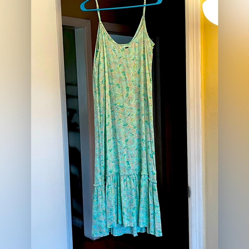 O'Neill Light Blue Floral Maxi Dress